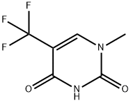 2,4(1H,3H)-Pyrimidinedione, 1-methyl-5-(trifluoromethyl)- Structure
