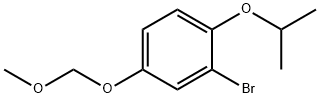 2-Bromo-1-isopropoxy-4-(methoxymethoxy)benzene 구조식 이미지