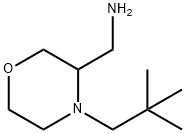 3-Morpholinemethanamine, 4-(2,2-dimethylpropyl)- 구조식 이미지