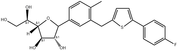 Canagliflozin-10 Structure