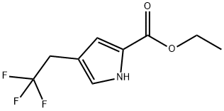 Ethyl 4-(2,2,2-trifluoroethyl)-1H-pyrrole-2-carboxylate Structure