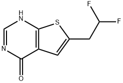 6-(2,2-Difluoroethyl)thieno[2,3-d]pyrimidin-4(3H)-one Structure