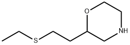 Morpholine,2-[2-(ethylthio)ethyl]- 구조식 이미지