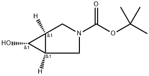 tert-butyl
(1R,5S,6R)-6-hydroxy-3-azabicyclo[3.1.0]hexane-3
-carboxylate Structure