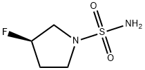 1-Pyrrolidinesulfonamide, 3-fluoro-, (3R)- Structure