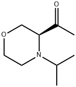 Ethanone, 1-[(3S)-4-(1-methylethyl)-3-morpholinyl]- Structure