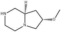 Pyrrolo[1,2-a]pyrazine, octahydro-7-methoxy-, (7S,8aR)- Structure