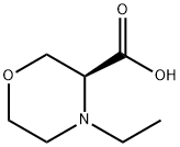 3-Morpholinecarboxylic acid, 4-ethyl-, (3S)- 구조식 이미지