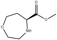 1,4-Oxazepine-5-carboxylic acid, hexahydro-, methyl ester, (5S)- Structure