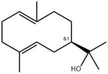 (S,3E,7E)-α,α,4,8-Tetramethyl-3,7-cyclodecadiene-1-methanol 구조식 이미지