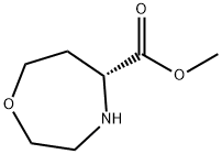 1,4-Oxazepine-5-carboxylic acid, hexahydro-, methyl ester, (5R)- Structure