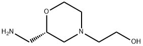 4-Morpholineethanol,2-(aminomethyl)-,(2S)- 구조식 이미지