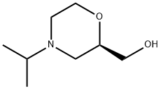2-Morpholinemethanol, 4-(1-methylethyl)-, (2R)- 구조식 이미지