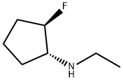 Cyclopentanamine, N-ethyl-2-fluoro-, (1R,2R)- Structure