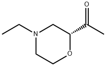 Ethanone,1-[(2R)-4-ethyl-2-morpholinyl]- Structure