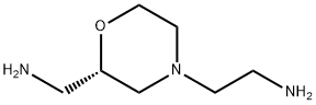 4-Morpholineethanamine,2-(aminomethyl)-,(2S)- Structure