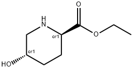 2-Piperidinecarboxylic acid, 5-hydroxy-, ethyl ester, (2R,5S)-rel- Structure