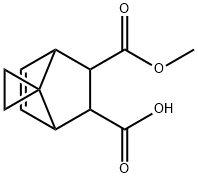 3-methoxycarbonylspiro[bicyclo[2.2.1]hept-5-ene-7,1'-cyclopropane]-2-carboxylic acid 구조식 이미지