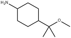 4-(2-methoxypropan-2-yl)cyclohexanamine Structure