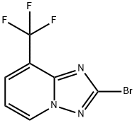 [1,2,4]Triazolo[1,5-a]pyridine, 2-bromo-8-(trifluoromethyl)- Structure