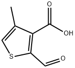 2-Formyl-4-methylthiophene-3-
carboxylic acid Structure