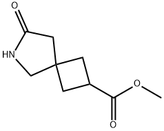 6-Azaspiro[3.4]octane-2-carboxylic acid, 7-oxo-, methyl ester Structure