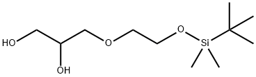 1,2-Propanediol, 3-[2-[[(1,1-dimethylethyl)dimethylsilyl]oxy]ethoxy]- Structure