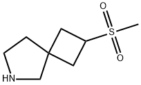 2-(methylsulfonyl)-6-Azaspiro[3.4]octane Structure