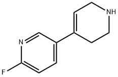 3,4′-Bipyridine, 6-fluoro-1′,2′,3′,6′-tetrahydro- 구조식 이미지