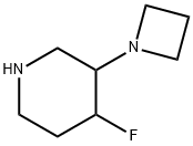 Piperidine, 3-(1-azetidinyl)-4-fluoro- 구조식 이미지