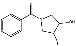 (3-fluoro-4-hydroxy-pyrrolidin-1-yl)-phenyl-methanone Structure