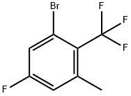 Benzene, 1-bromo-5-fluoro-3-methyl-2-(trifluoromethyl)- 구조식 이미지