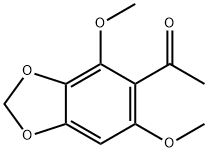 1-(4,6-Dimethoxybenzo[d][1,3]dioxol-5-yl)ethan-1-one 구조식 이미지