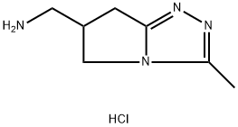 [(3-methyl-6,7-dihydro-5H-pyrrolo[2,1-c][1,2,4]triazol-6-yl)methyl]amine dihydrochloride Structure