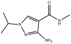 3-amino-1-isopropyl-N-methyl-1H-pyrazole-4-carboxamide Structure