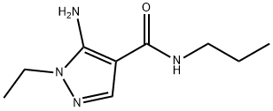 5-amino-1-ethyl-N-propyl-1H-pyrazole-4-carboxamide Structure