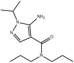 5-amino-1-isopropyl-N,N-dipropyl-1H-pyrazole-4-carboxamide Structure