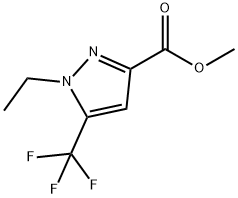 methyl 1-ethyl-5-(trifluoromethyl)-1H-pyrazole-3-carboxylate Structure