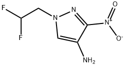 1-(2,2-difluoroethyl)-3-nitro-1H-pyrazol-4-amine Structure