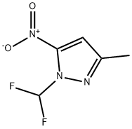 1-(difluoromethyl)-3-methyl-5-nitro-1H-pyrazole Structure