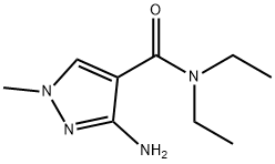 3-amino-N,N-diethyl-1-methyl-1H-pyrazole-4-carboxamide Structure