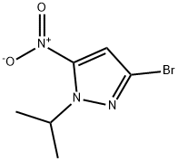 3-bromo-1-isopropyl-5-nitro-1H-pyrazole Structure