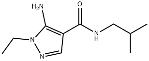 5-amino-1-ethyl-N-isobutyl-1H-pyrazole-4-carboxamide Structure