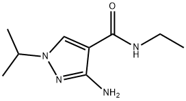 3-amino-N-ethyl-1-isopropyl-1H-pyrazole-4-carboxamide Structure