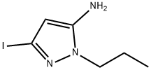 3-iodo-1-propyl-1H-pyrazol-5-amine Structure