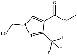 methyl 1-(hydroxymethyl)-3-(trifluoromethyl)-1H-pyrazole-4-carboxylate Structure