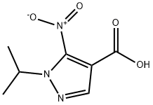 1-isopropyl-5-nitro-1H-pyrazole-4-carboxylic acid Structure