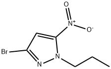 3-bromo-5-nitro-1-propyl-1H-pyrazole Structure