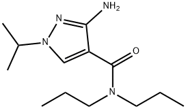 3-amino-1-isopropyl-N,N-dipropyl-1H-pyrazole-4-carboxamide Structure