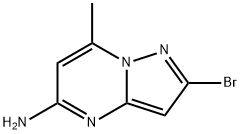 2-bromo-7-methylpyrazolo[1,5-a]pyrimidin-5-amine Structure